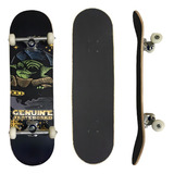 Skate Montado Genuine 8.0 Star Yoda Cor Das Rodas Aleatória Cor Dos Rolamentos Abec