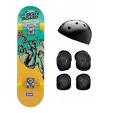 Skate Montado Infantil Com Acessórios Semi Profissional Sk8