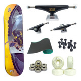 Skate Montado Pro Shape 8,0 + Truck 139 Stick + Roda 51 Mm 