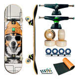 Skate Profissional Completo Pgs Roda 54 - Lixa Gringa Abec 5