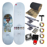 Skate Profissional Milk Completo 8.0 Maple Truck Intruder