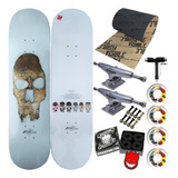 Skate Profissional Milk Completo 8.0 Maple Truck Intruder