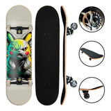 Skate Semi Pro Montado Para Todas As Idades Até 100kg