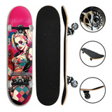 Skate Semi Profissional Feminino Completo Pronto Pra Andar