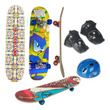 Skate Semi Profissional Radical Montado Completo Até 70kg