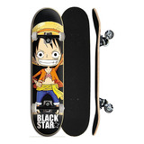 Skate Street Completo Iniciante Black Star - Zepplin