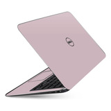Skin Adesiva Viper Decals Para Notebook Dell Inspiron 7368 (p69g) Cor Rose Fosco Metalico