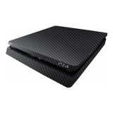 Skin Carbono Ps4 Slim - Preto 