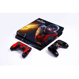 Skin Para Ps4 Fat Spider Man Miles Morales Dark