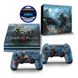 Skin Para Ps4 Pro Adesivo God Of War