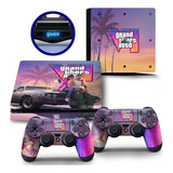 Skin Para Ps4 Slim Adesiva Gta Vi 6