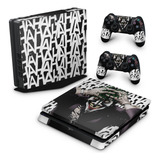 Skin Para Ps4 Slim Adesivo - Modelo 077