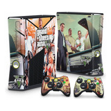 Skin Para Xbox 360 Slim Adesivo - Modelo 085