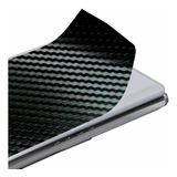 Skin Película Proteção Fibra Carbono Preto Notebook Netbook 