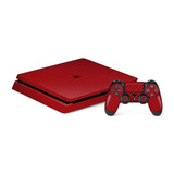 Skin Premium - Fibra De Carbono Para O Ps4 Slim Sony