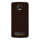 Skin Premium - Styker Estampa De Couro Moto Z2 Play