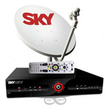 Sky Pre Pago Com Gravador Com Habilitação + Recarga Top