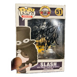 Slash Guns N Roses Funko Pop Autografado 2024 Original Raro