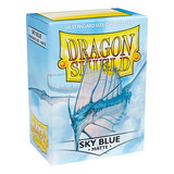 Sleeves Dragon Shield Matte Sky Blue Azul Céu Padrão