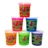 Slime Gelástica Com 6 Mega Elástica Kit Toys Lab Amoeba