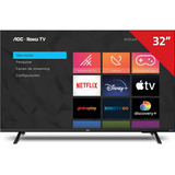 Smart Tv 32 Polegadas Aoc/roku 3 Hdmi Sem Borda 110-220v