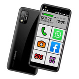 Smartphone Do Idoso Ícones E Letra Grandes 64gb Tela 5.5 Sos