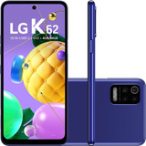 Smartphone K62 4g Tela 6,6 64gb 4gb Ram Azul LG