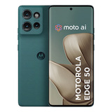 Smartphone Motorola Edge 50 5g - 256gb 24gb Ram Boost 50mp Sony Camera Moto Ai Ip68 Nfc - Green Vegan Leather