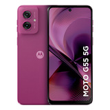 Smartphone Motorola Moto G55 5g - 256gb 16gb Ram Boost E Camera 50mp Com Ai Nfc Tela 6.5 Com Superbrilho - Rosa