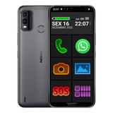 Smartphone Nokia Plus 128gb P Idosos Ícones Grandes 50mp Cam