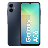Smartphone Samsung Galaxy A06 4g 128gb 4gb Ram Dual Chip Câmera Traseira 50+2mp Frontal 8mp Tela 6,7 Android 14.0 Azul Escuro