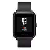 Smartwatch Amazfit Basic Bip 1.28 Com Gps E Tela Reflexiva Cor Da Caixa Onyx Black Cor Da Pulseira Onyx Black