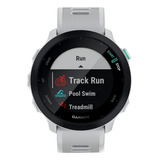 Smartwatch Garmin Forerunner 55, Tela Lcd Mip 1.04 , Caixa Polímero 42mm, Pulseira Silicone Branca