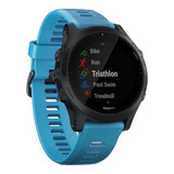 Smartwatch Garmin Forerunner 945 Bundle 1.2 Caixa 47mm, Pulseira Blue