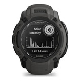 Smartwatch Garmin Instinct 2 2x Solar 1,1 , Capa De Polímero Cinza De 50 Mm, Malha De Silicone E Moldura De Polímero Cinza