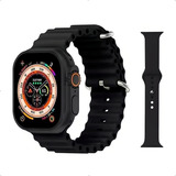 Smartwatch Hw68 Ultra Mini 41mm Series 8 Nfc 2 Pulseiras Caixa Preto Pulseira Preto