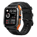 Smartwatch Kospet Tank M2 À Prova D Água Preto E Laranja