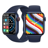 Smartwatch Relógio Inteligente Homens Mulheres Ios E Android Caixa Azul