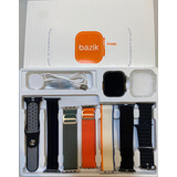 Smartwatch S18 Ultra Pro Bazik Prime Nfc 7 Pulseiras Caixa Prateado Pulseira Prateado