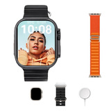 Smartwatch W69 Ultra Series 9 Nfc 2024 Preto Com Pulseira