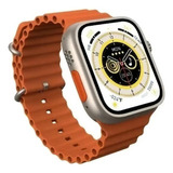 Smartwatch Watch 8 Ultra Série 49mm Ip68 Resistente A Água Cor Da Caixa Preto Cor Da Pulseira Branco Cor Do Bisel Branco