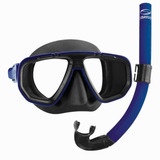 Snorkel E Oculos De Mergulho - Kit Mergulho Seasub Kit Snoke Cor Azul