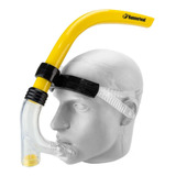 Snorkel Longo Frontal Para Natação Hammerhead Cor Amarelo Tamanho Único