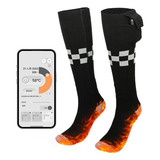 Socks Warm Heating Power App Bateria Recarregável Aquecida