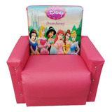 Sofazinho Puff Infantil Mini Poltrona Kids - Princesas