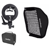 Softbox P/ Flash Speedlite Universal 60x60 Canon Nikon Sony
