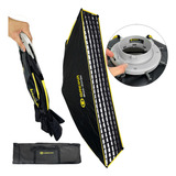 Softbox Strip 30x120cm Dobrável Greika Flash Estudio Bowens