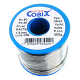 Solda Cobix Carretel 1,5mm Azul 500g 110v/220v