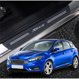 Soleira 8 Peças Ford Focus Cor Aço Escovado