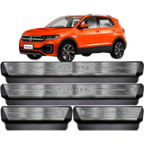 Soleira Aço Inox Com Dobra Volkswagen T-cross 2023